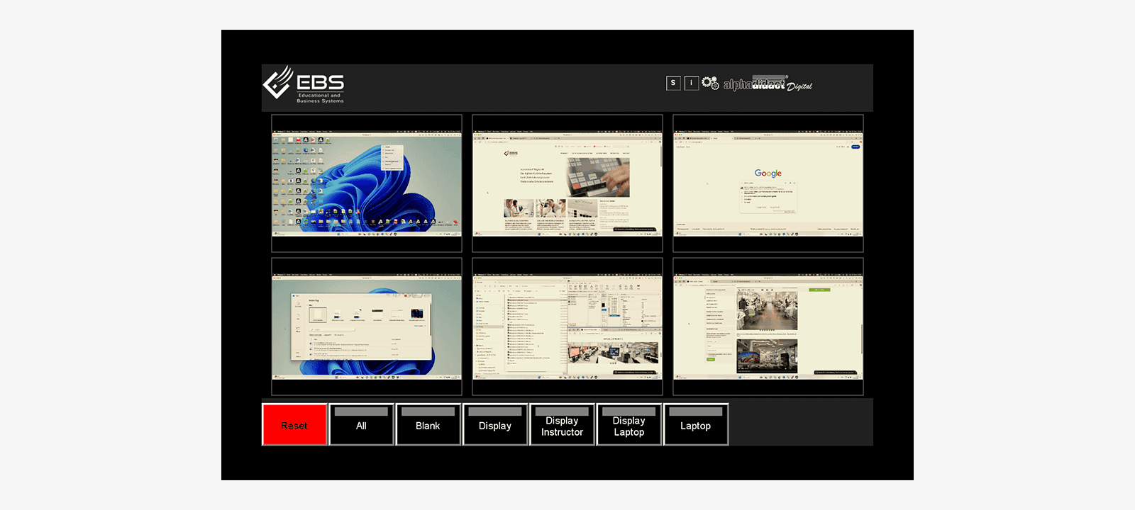 See all participants on your touchscreen